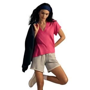 NWT! Daily Practice by Anthropologie V-Neck Short-Sleeve Top - Size Small